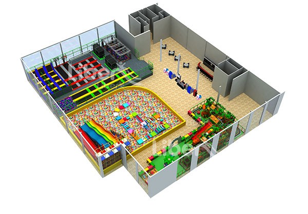 China Best Selling Trampoline Park Factory